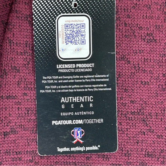 NWT PGA Tour Authentic Gear 1/4 Zip Pullover Size XXL Men’s - Picture 6 of 8